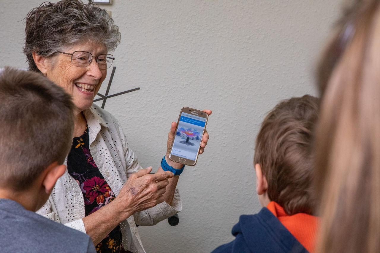 God Tools App used by Connie Morris showing Church Children at Bonaparte Baptist Church